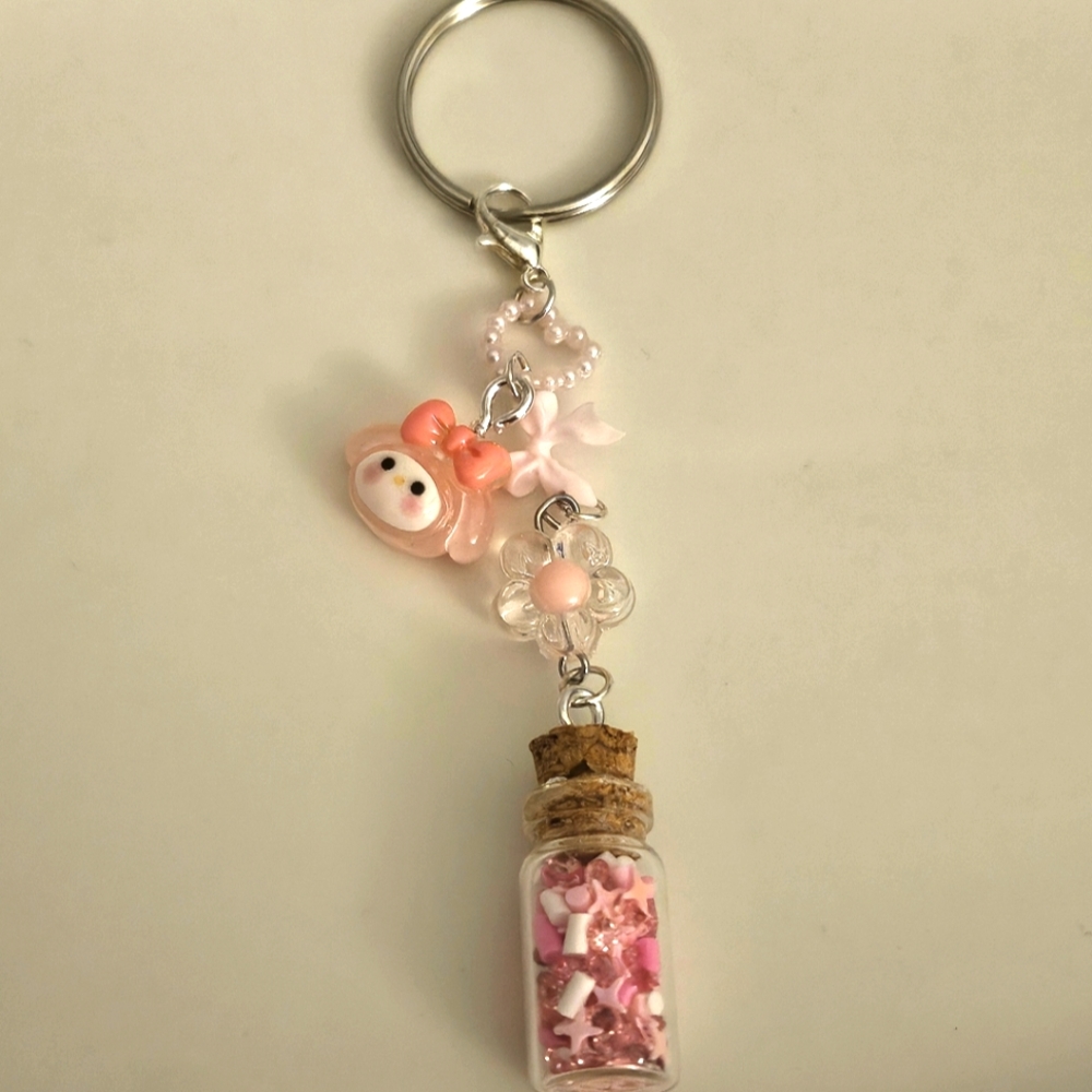 My Melody Inspired Keychain